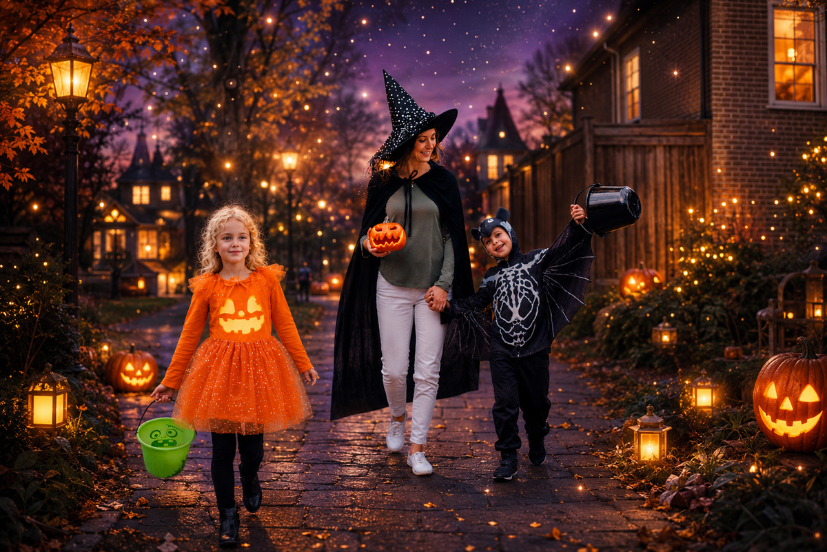 Bus eller godis? Så skapar du en magisk Halloween för barnen!