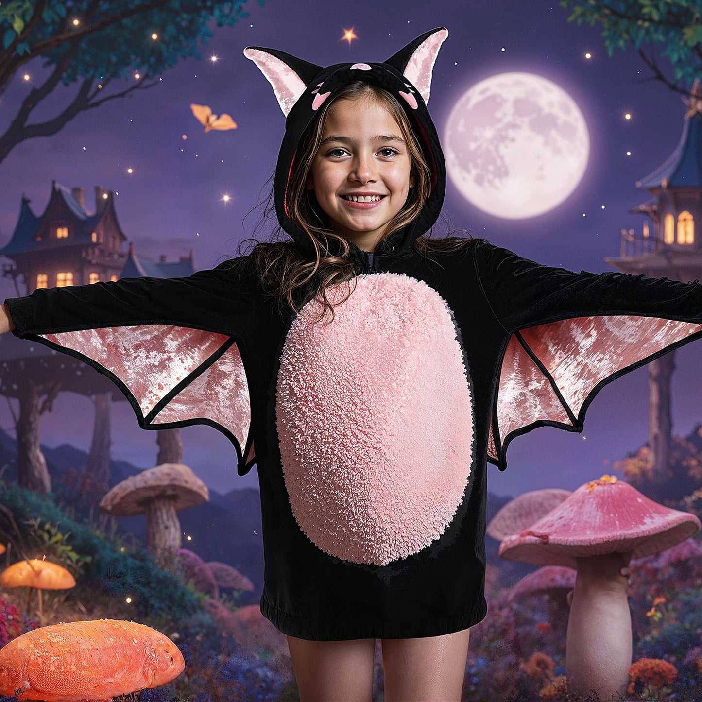 Halloween fladdermusdräkt för barn