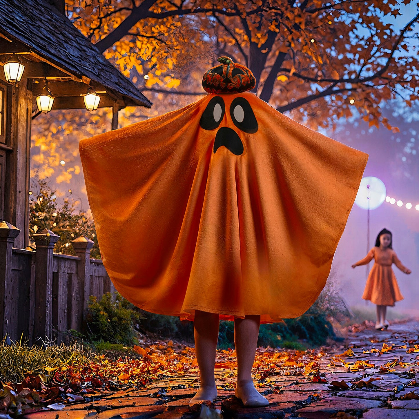 Halloween pumpadräkt för barn